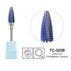 Ceramic Milling Cutter Flame Carbide Nail Drill Bits Pink Gel Remover Electric Machine Drills Polishing Peeling Nails Art Tools