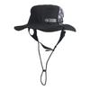 Tabarua Standard Surf Hat, TM1005, UPF 50+, Unisex, Free Size (Black, 61.0 cm)
