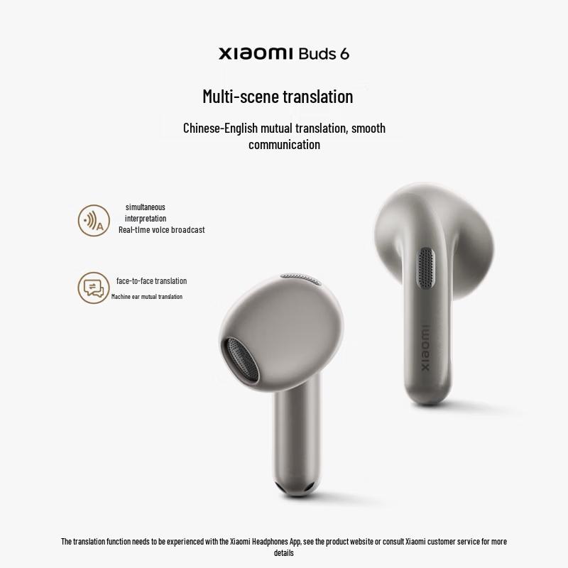 Xiaomi Buds 6 Полувнутриканальные Bluetooth-наушники