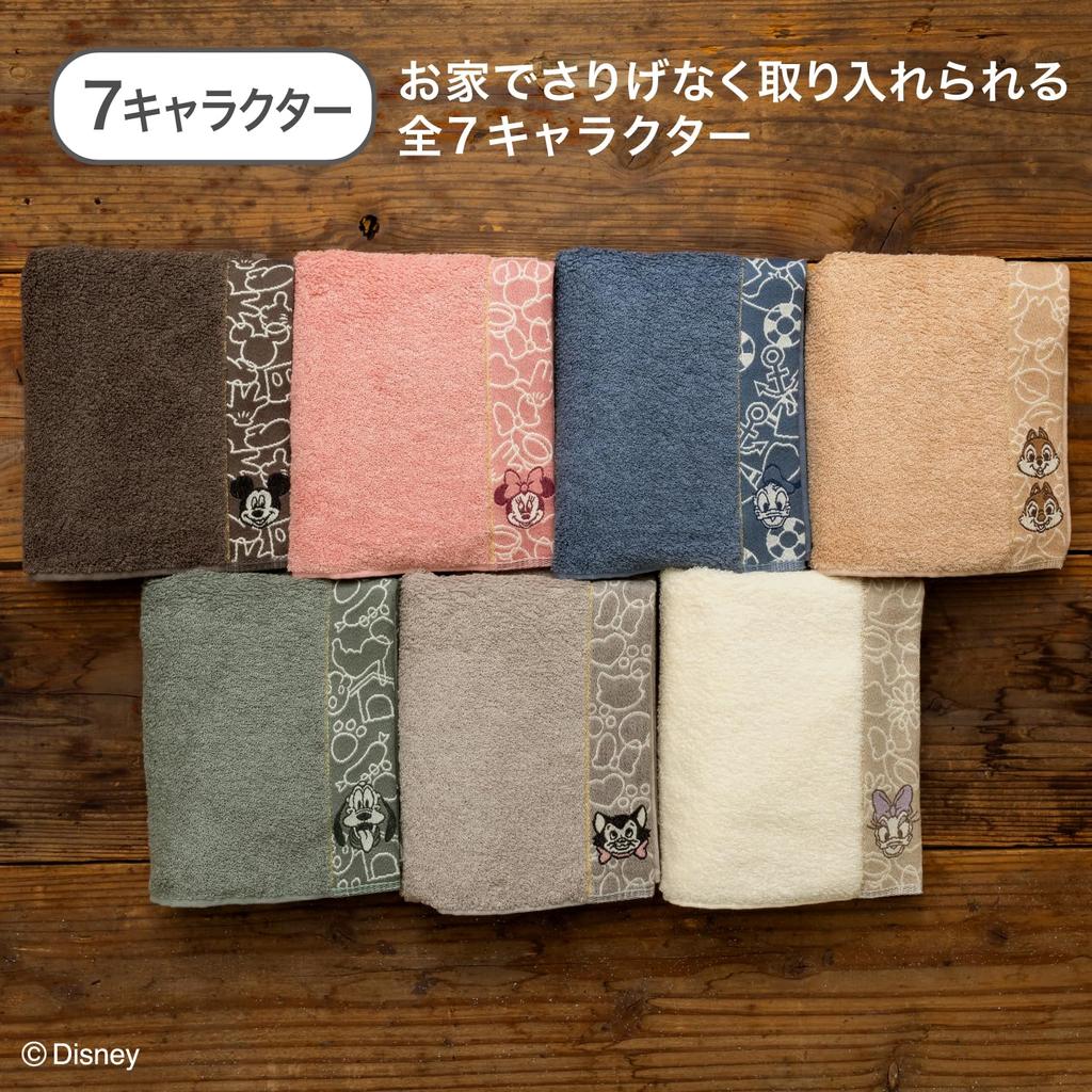 Полотенце Лаборатория Полотенце для лица Минни Маус Набор Низкий Подарок Японская Технология [Персонажи Диснея] #023 3 Штуки Пушистый, Высокоскоростное Впитывание, 100% Хлопок,
