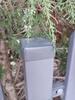 External end cap for profile, cap, roof, 40x40, 20 PCS, GREEN