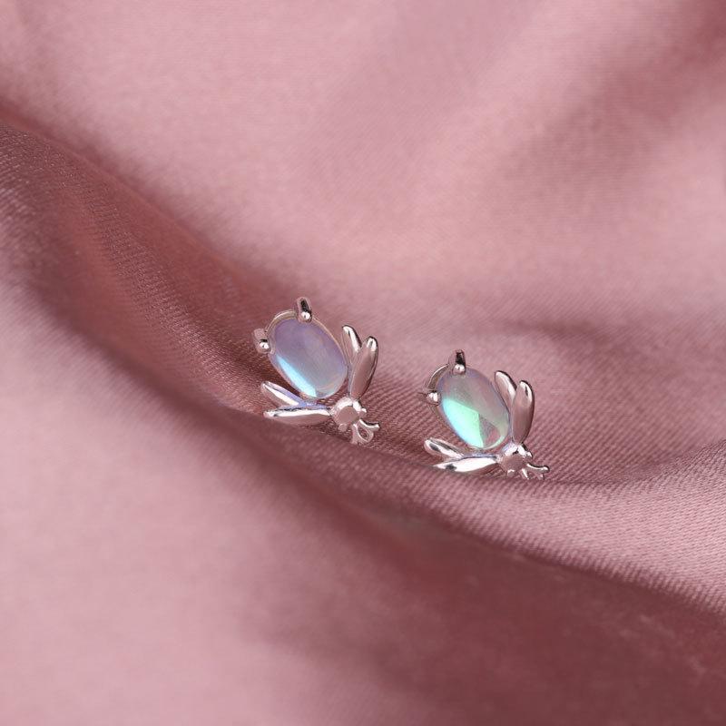 Новый креативный дизайн серег Forest Moonstone Firefly