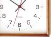 KATOMOKU muku square clock 2, walnut, km-65WA, wall clock with continuous second hand (quartz clock)