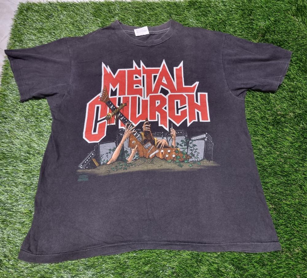 Metal Church TShirt Vintage The Human Factor Tour 1991 S5XL NZ1632 Unisex T-Shirt
