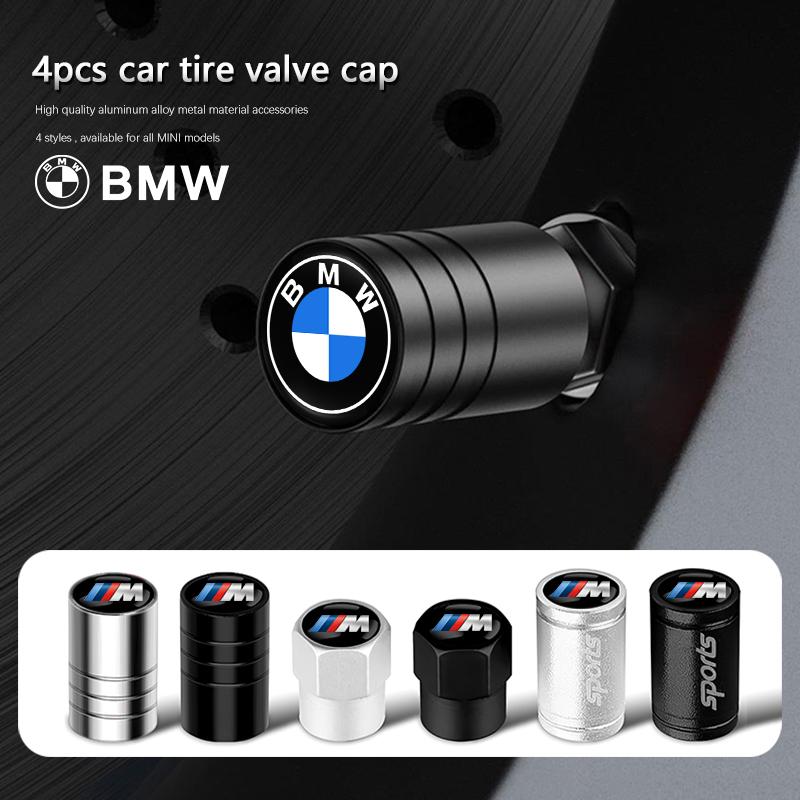 4Pcs Aluminum Alloy Car Tire Valve Cap For BMW X1 X2 X3 X5 X4 X6 X7 3 4 5 6 Series E46 E90 E60 F30 F10 E39 E36 F20 G20 G30 E92 VM4