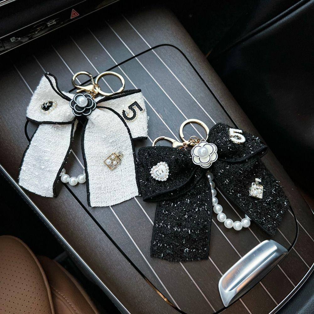 Брелок в корейском стиле с бантиком-бабочкой Кавайный подвес для сумки Модный брелок для автомобиля Вечеринка