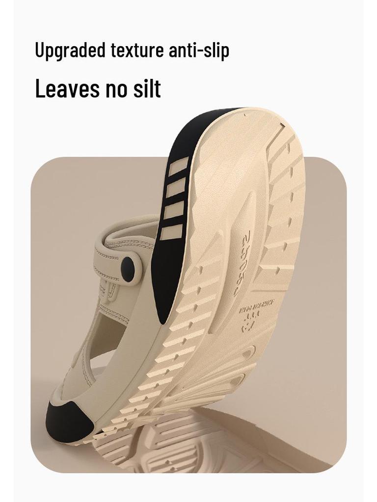 Мужские летние сандалии для вождения 2025: Износостойкая, Мягкая подошва, Двусторонняя, Нескользящая Повседневная обувь