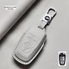 Genuine Leather Key Case for Ford Focus, Mondeo, Edge, Escort, Explorer, and Raptor.