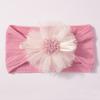 Hot-selling new baby headband cute mesh flower baby jacquard headscarf comfortable children's jewelry