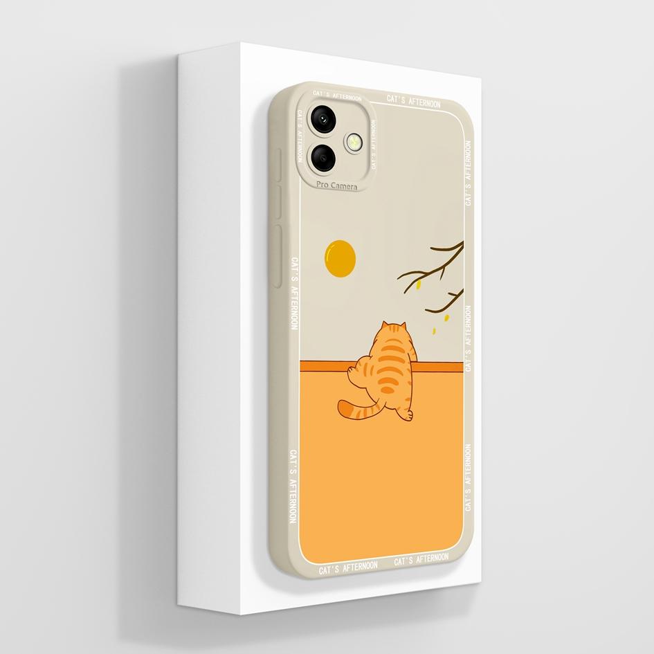 Для Samsung Galaxy A04 A04E M04 M 04 чехол для телефона Роскошный модный мягкий жидкий силикон квадратный протектор экрана сумка для телефона матовый для Samsung бампер