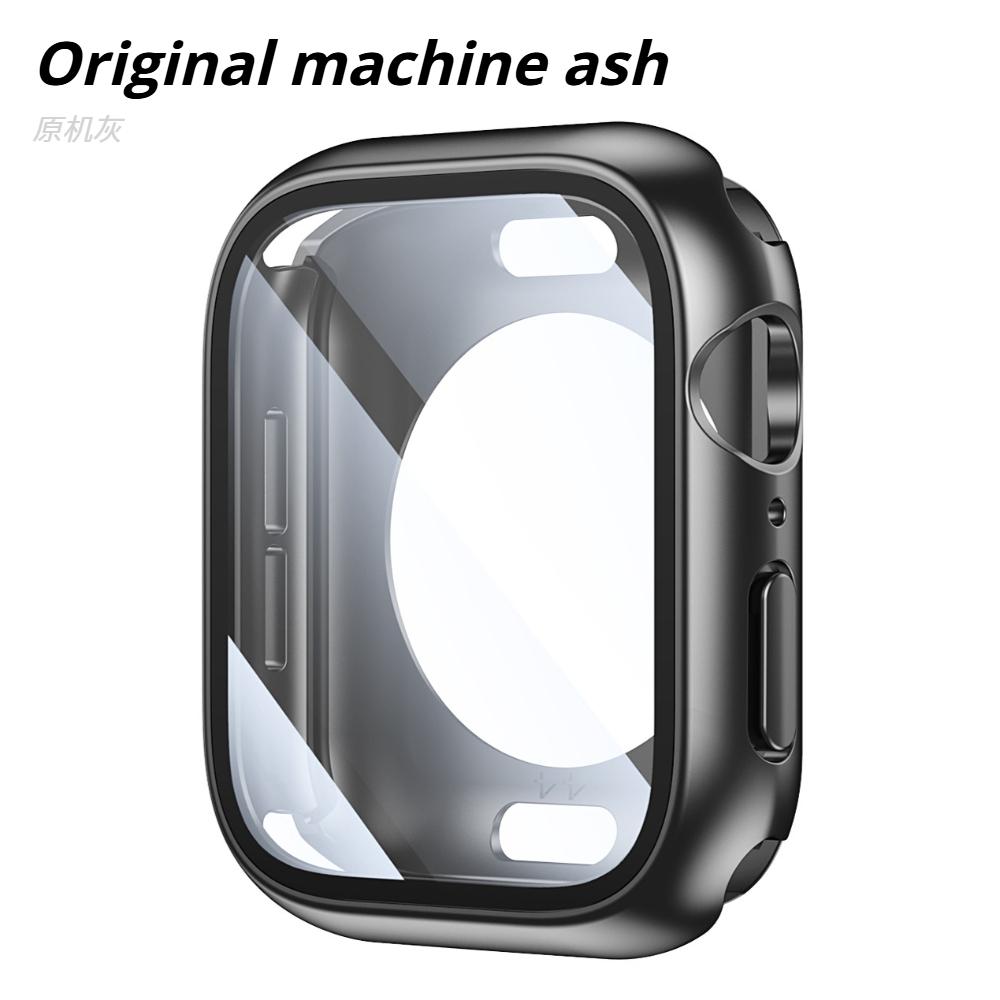 Защитный чехол-бампер для Apple Watch 46мм 42мм 45мм 40мм 41мм 44мм Ultra 49мм Жесткий передний и задний чехол-бампер Аксессуары для iWatch Series 11 10 9 8 7 SE 6