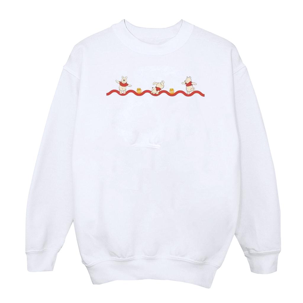 Disney Womens/Ladies Winnie The Pooh Hunny Line Sweatshirt