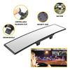 Universal 300MM Convex Clear Interior Clip On View Rear Mirror For Auto Car