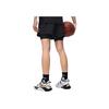 Li Ning Professional Basketball Series Solid Color 2 In 1 Sports Shorts Men Shorts Black AAPT085-1