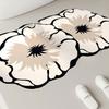 Супер впитывающий коврик для пола Красивый коврик для входной двери Современный декоративный коврик для двери Ванная комната