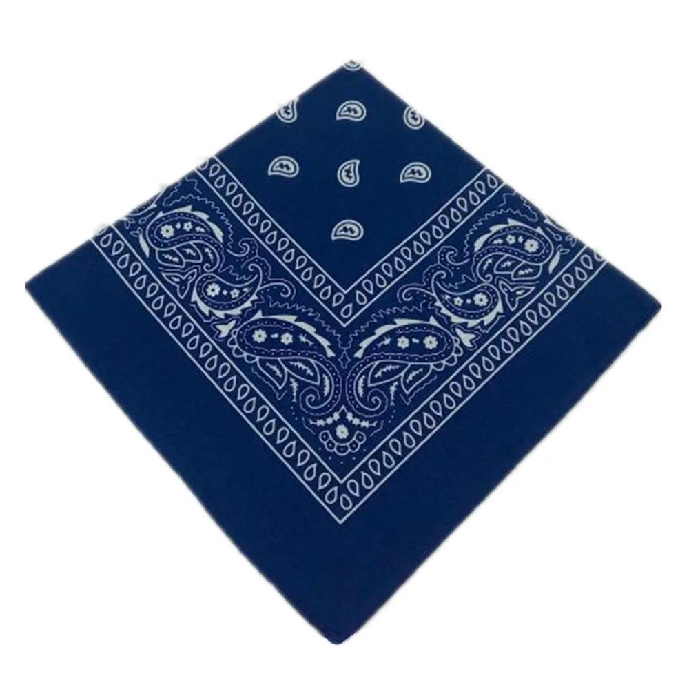 1/2/3Pcs Unisex Men Women Cotton Bandana Hairband Cowboy Mens Biker Sports Headwear Wrist Hairwrap Single Head Wrap Scarf