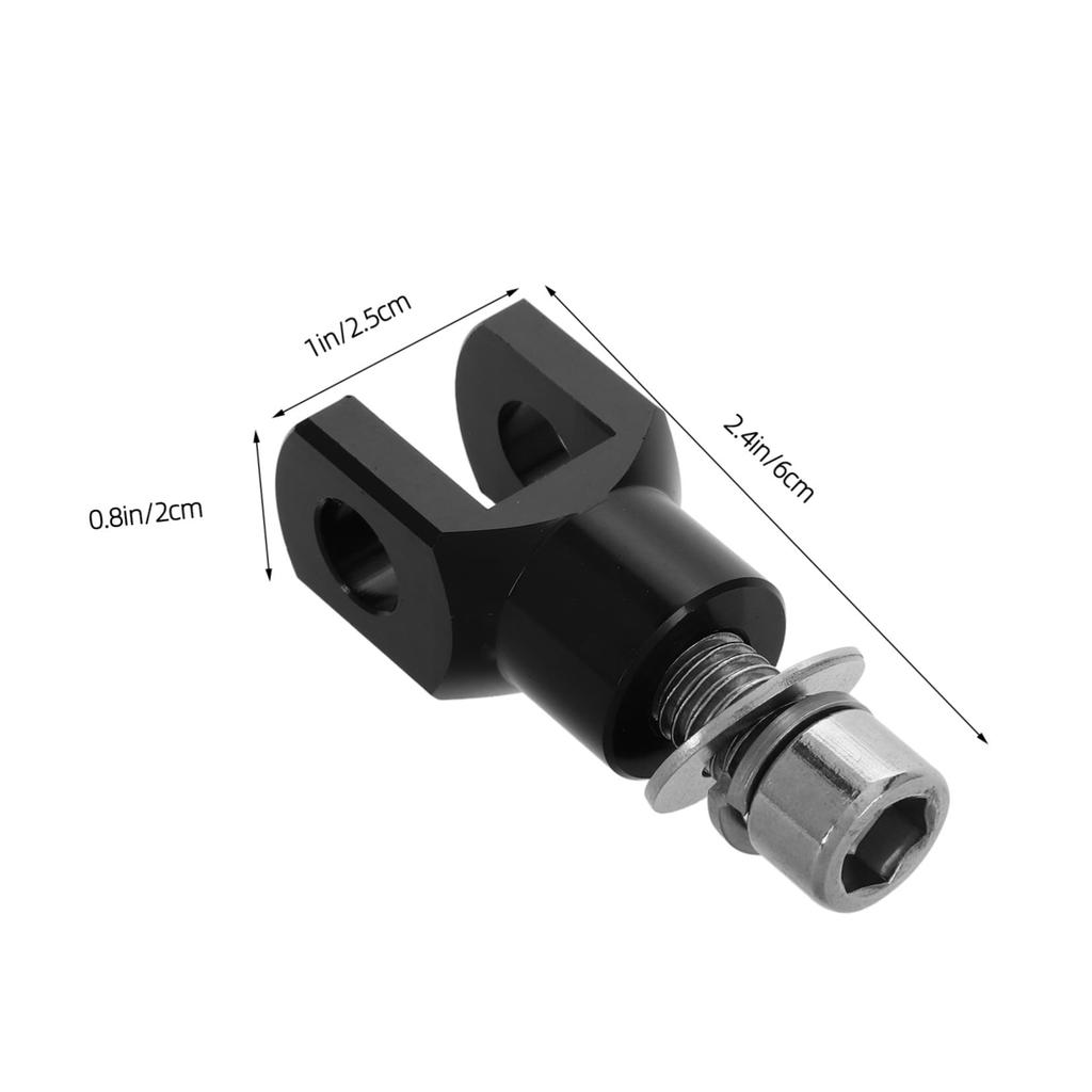 HAPINARY Motorcycle Foot Pegs Support Kit Rear Passenger Foot Rest Mount Hardware Easy Installation