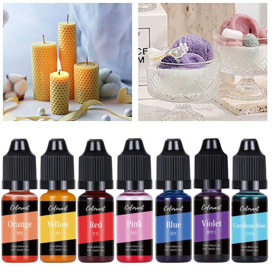 10ml Easy To Color Leakproof Soap Coloring Not Stimulating Candle Toning Pigment Crafts Making Colorant