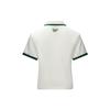Reebok Простая спортивная повседневная удобная рубашка поло с коротким рукавом женские топы Off-White 24FRC434WGW2