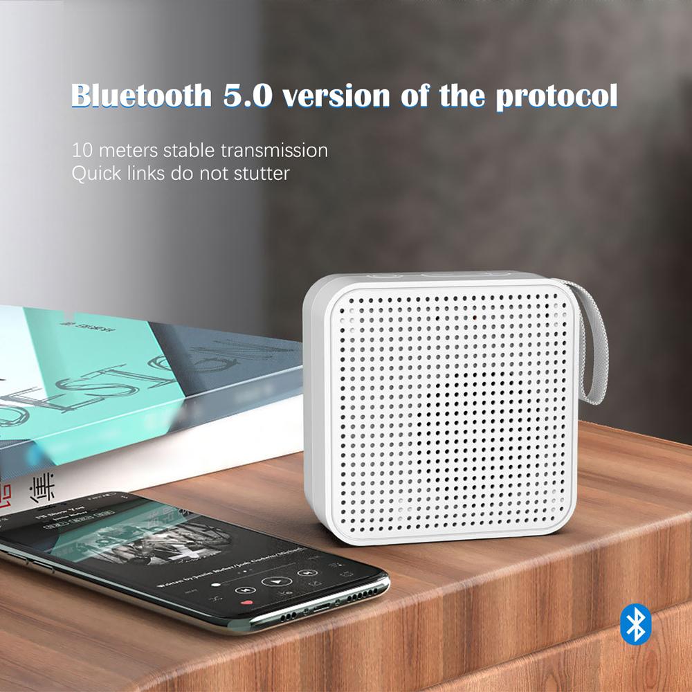Мини Беспроводной Bluetooth Динамик с FM-радио, Слотом для TF-карты и Двойным Сопряжением TWS, Портативный для Путешествий на Открытом Воздухе