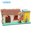 Children's Wooden Hand-cranked Power Generation Cabin Teaching Aware Technology Small Making Invention Manual DIY Assembled Model Material