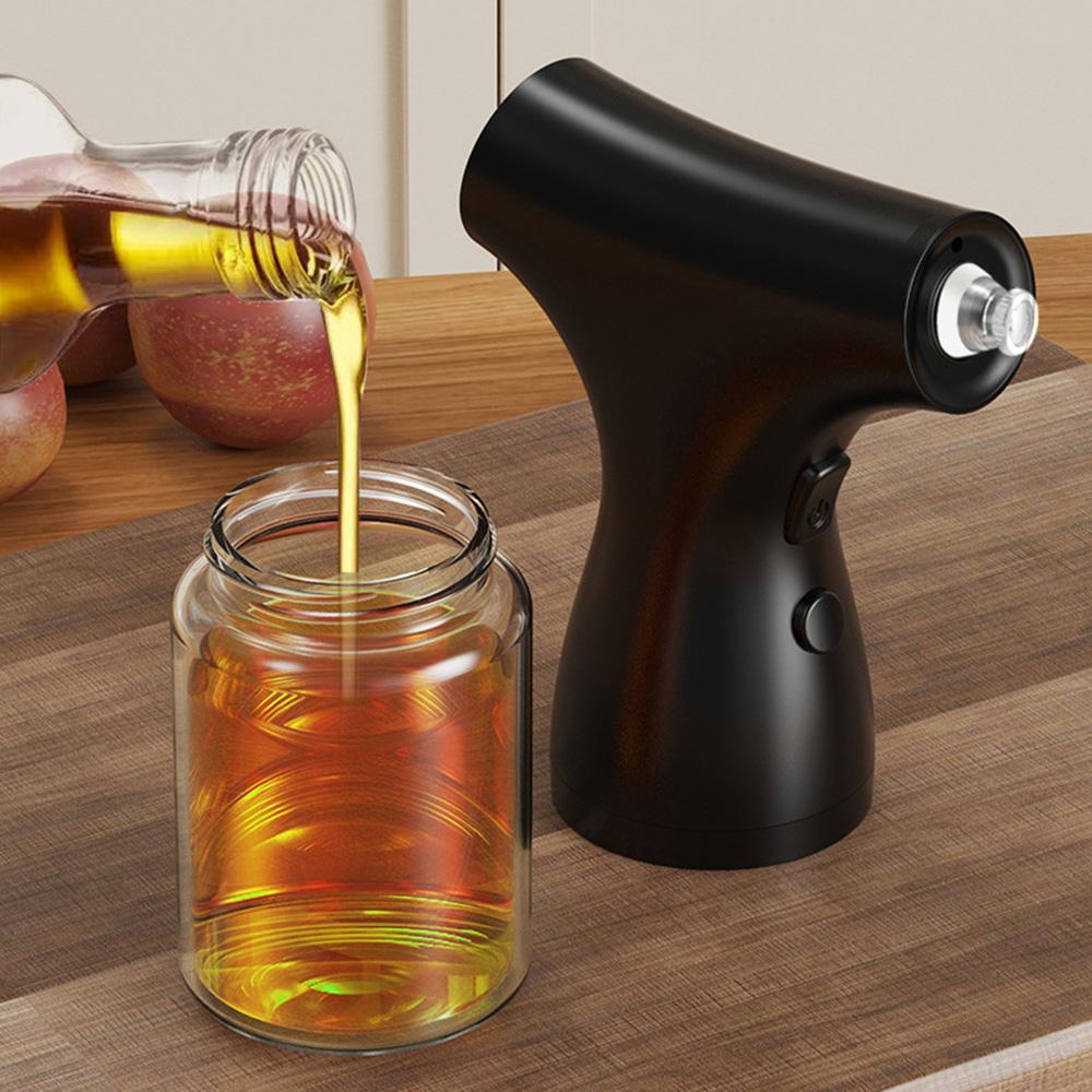 Double Modes Electric Oil Spray Bottle Leak-proof Cooking Oil Dispenser Glass Oil Spritzer  BBQ
