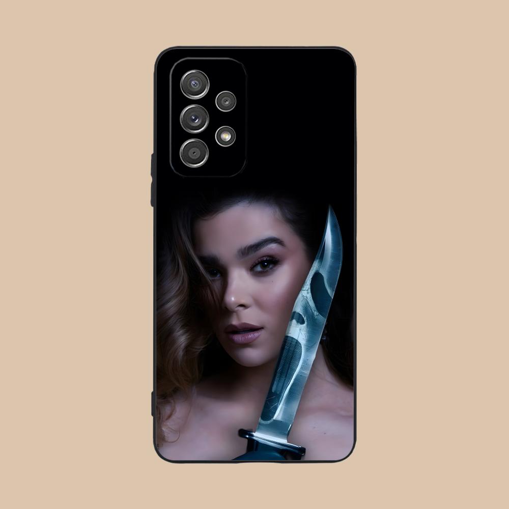 Hailee Steinfeld Matte TPU Mobile Phone Case for Samsung Galaxy A56 55 54 53 52 51 36 35 34 23 16 15 5G Colorful Cover