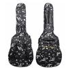 40 / 41 Inch Musical Note Folk Acoustic Guitar Case Double Straps Canvas Pad 10mm Cotton Thickening
