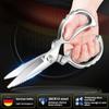 Multifunctional Kitchen Scissors Stainless Steel Chicken Bone Scissors Barbecue Scissors Food Scissors Chef Tools