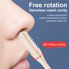 2/4/8 шт., триммер для волос в носу с ушным пинцетом, двухлезвийный триммер для волос в носу, вращающийся на 360 градусов, мини-бритва для волос в носу для женщин и мужчин