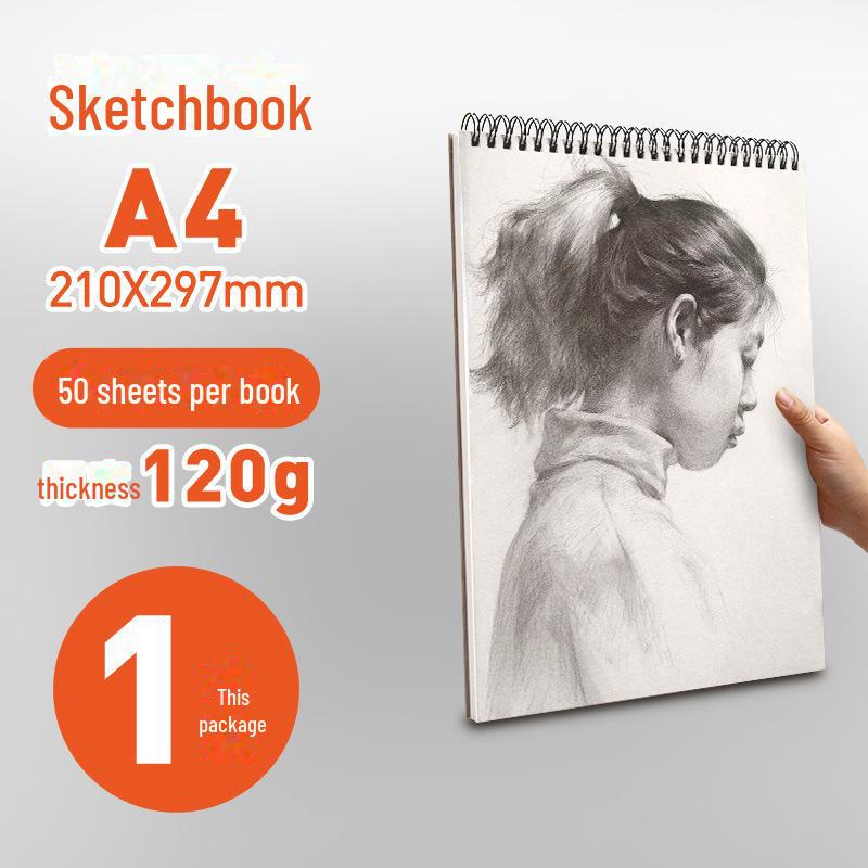 Альбом для рисования Юаньхао: Форматы от А4 до 8К, для учащихся художественных вузов и детского сада, 16 страниц