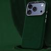 Italy Suede Magnetic Phone Case for iPhone 17 Air 13 14 15 16 Pro Max Luxury Metal Button All-inclusive Wireless Charging Cover