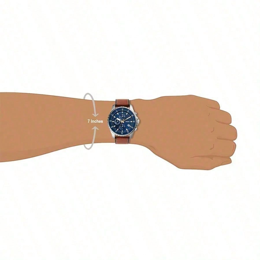 Fossil Часы-хронограф Dillinger (Синий циферблат) Мужская модель LFs5675