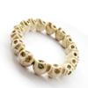 Vintage Design Skull Beaded Bracelet Punk Bangle Personalized Skeleton Beaded Bracelet  Friend Gift