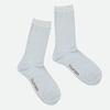 YELLOWSOCKS GLITTER SOCKS SILVER SKY