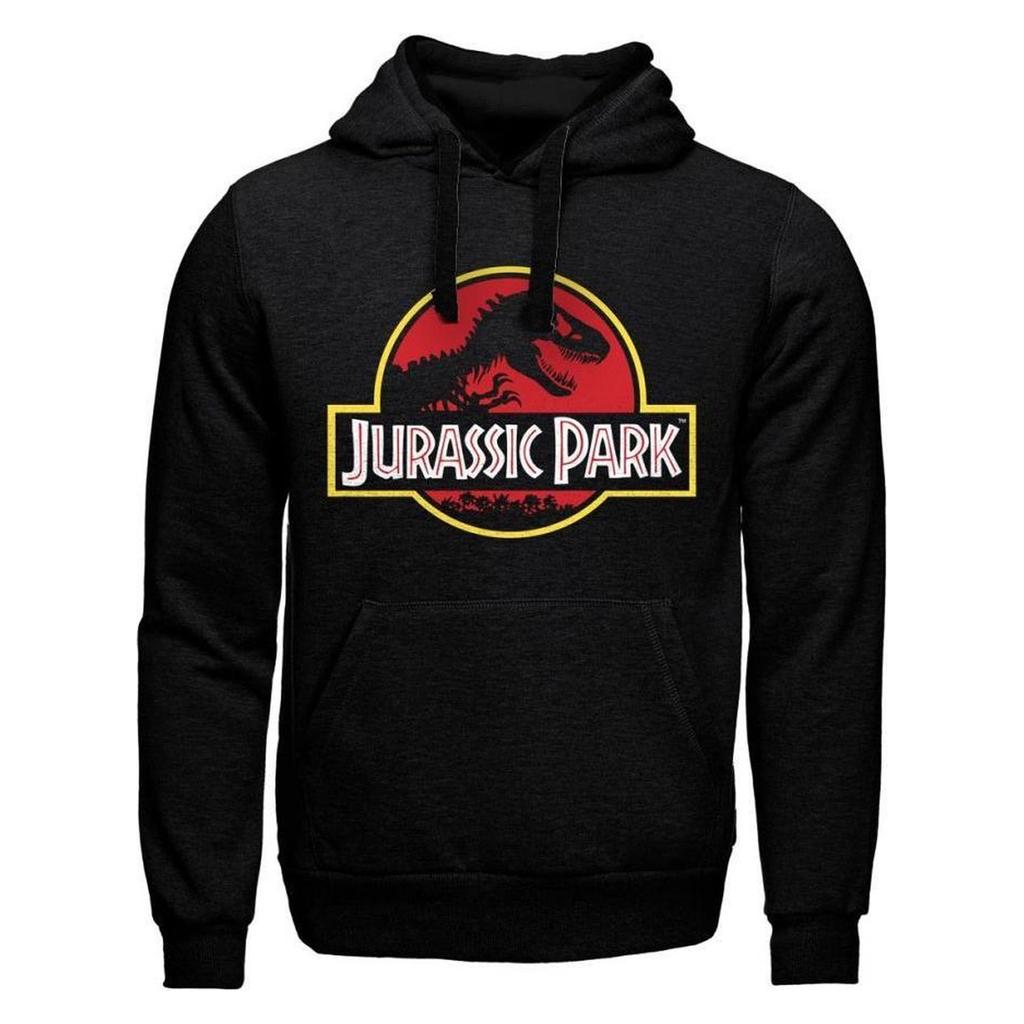 Jurassic Park Mens Logo Hoodie