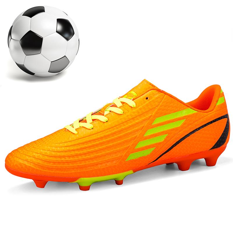 Men's/Women's Lawn Training AG Football Shoes Children's Teenager Sports Shoes Long Nail Wear Resistant Anti Slip Football Boots