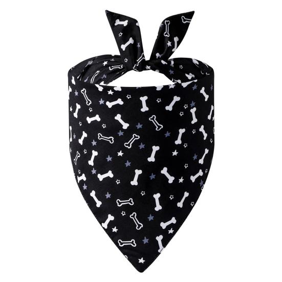 Бандана для собак, модные аксессуары, треугольный шарф, нагрудник с принтом, воротник, кошка, щенок