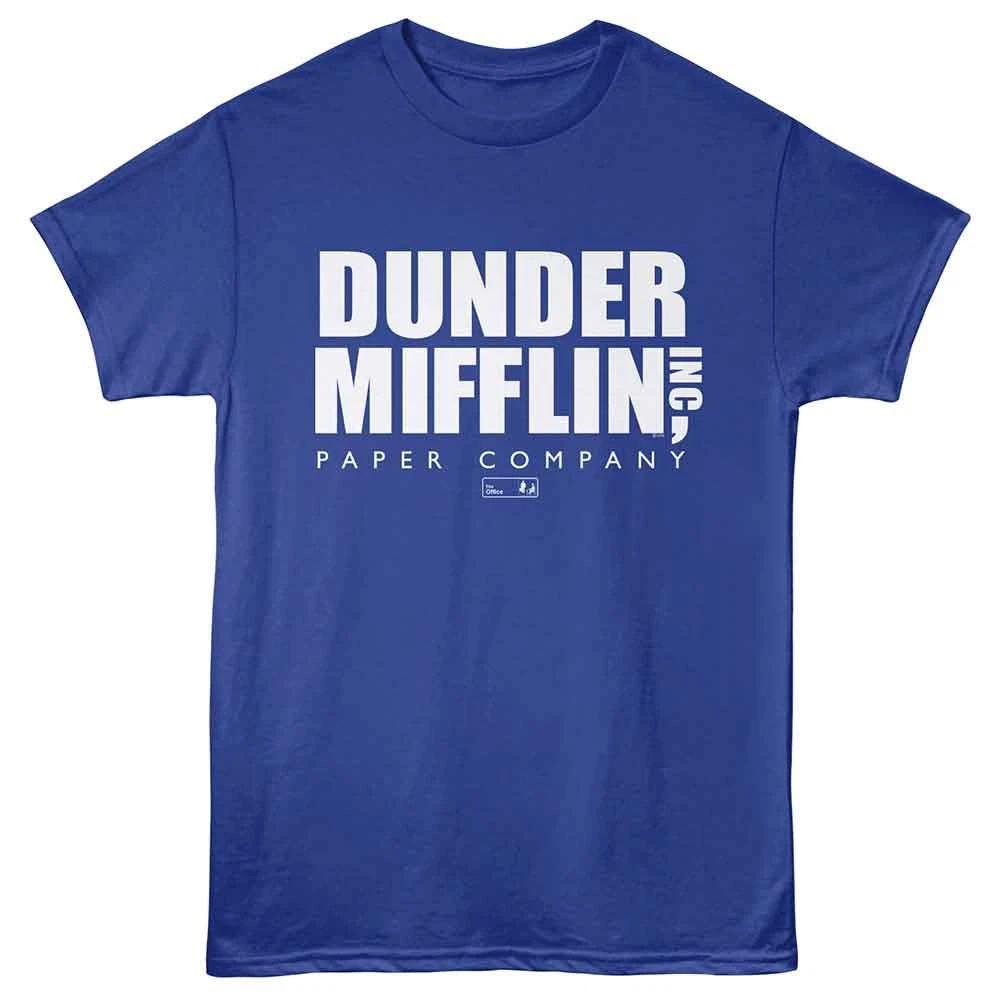 The Office - Dunder Mifflin Logo - Short Sleeve Children's T-shirt - Royal