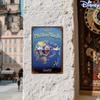 2D Плоский, Винтажная металлическая настенная табличка «Mickey Mouse PhilharMagic» - 20,32x30,48 см, Тема «Волшебное музыкальное приключение Филхара», Микки и Дона