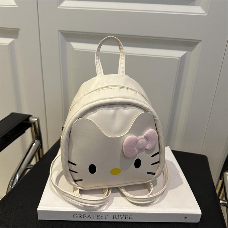 Hello Kitty Trendy Small Backpack With Polyester Lining And Inner Phone Pocket