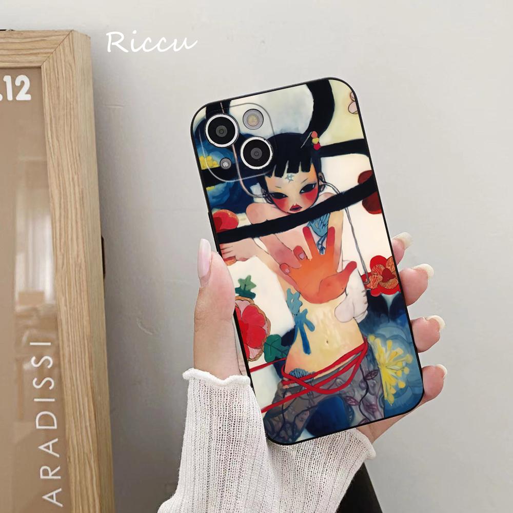 Продажа чехла для телефона Aya Takano для iPhone 14 11 12 Pro 8 7 Plus X 14 Pro MAX SE 2020 12 XR XS 13, силиконовые чехлы на бампер для рыбалки