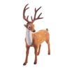 Рождественское украшение в виде лося Винтажный стоящий олень 11,8 дюйма Имитация Домашний Праздничный Акцент Рождественский Домашний Декор
