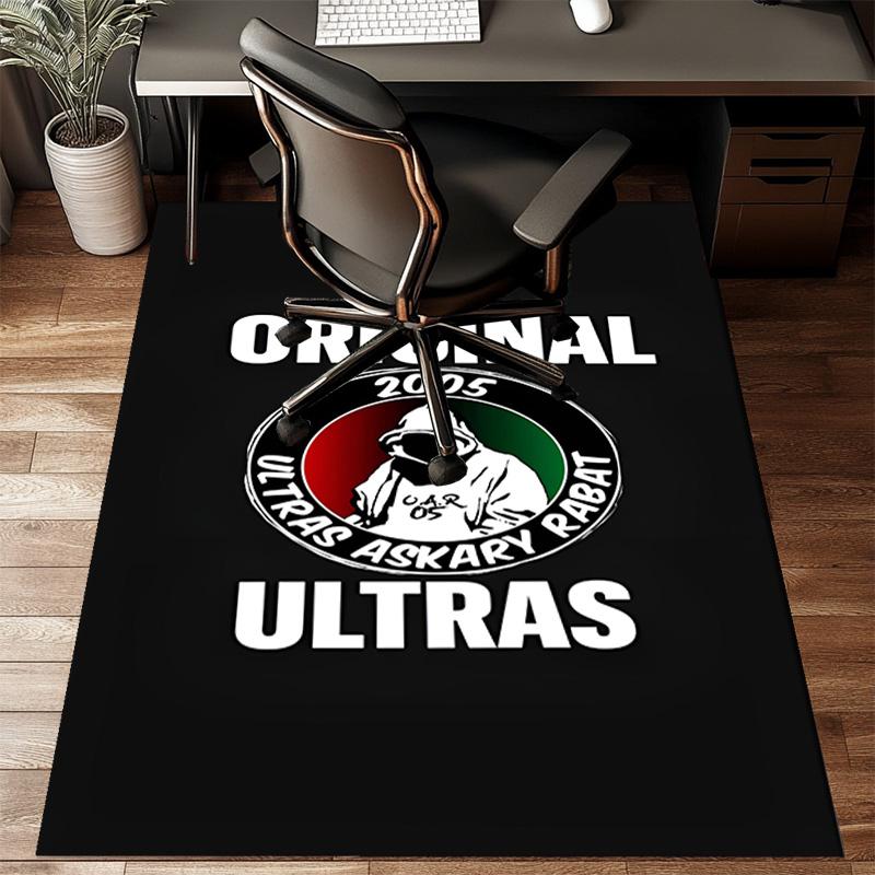 Ультрас: Коврик для пола с надписью 'Passionate Supporters United Rug' - Машинная стирка для спальни, спальни, гостиной, Декор комнаты, Подарки для фанатов, Рождество