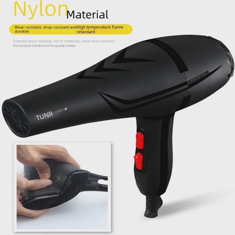 Мощный фен с режимами горячего и холодного воздуха, бесшумный, бережный, с технологией отрицательных ионов, идеально подходит для салонов и домашнего использования.