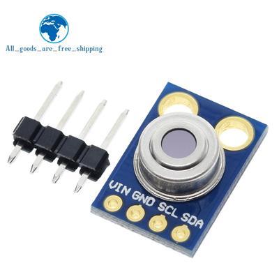 1/3 шт. GY-906 MLX90614ESF TZT MLX90614 Бесконтактный модуль датчика температуры для Arduino Совместимый
