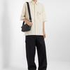 Fendi Логотип Молния Сумка-камера Мужская Сумка через плечо Черный 7M0286-AMAC-F0GXN