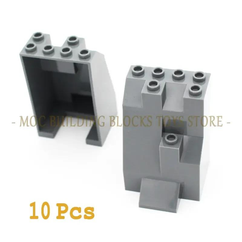 MOC Кирпич Скала Треугольная Скала Альпинарий Камень Стеновая Плита Барбакан Вал Гора Строительный Блок Сделай Сам Просветитель Совместимый с Игрушкой