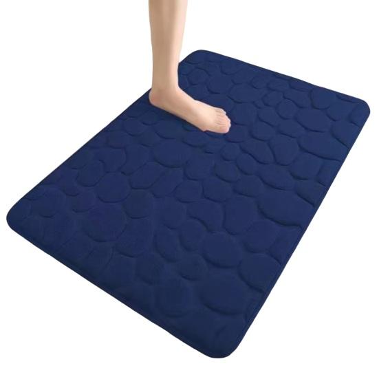 Напольный ковер с мультяшной галькой, толстый, отличное водопоглощение, нескользящий, мягкий, без запаха, для ванной комнаты