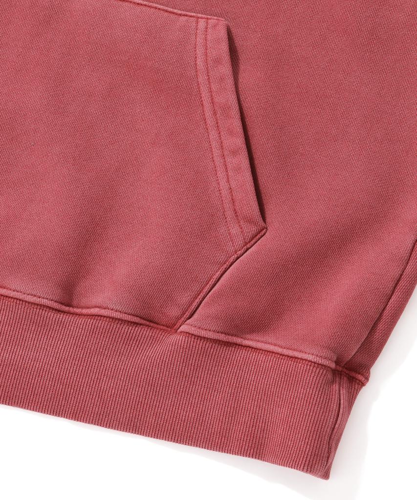[M~4XL] Худи с пигментным логотипом Arch_Розовый